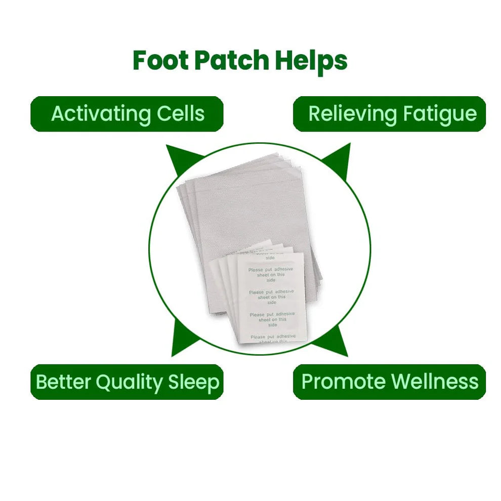 Detox Foot Patches (Pack of 20) | Stress Relief & Better Sleep