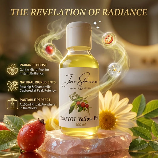 Jiore Tsuyoi Oil Skin Whitening Yellow Peel Brightening & Exfoliating Treatment Skin