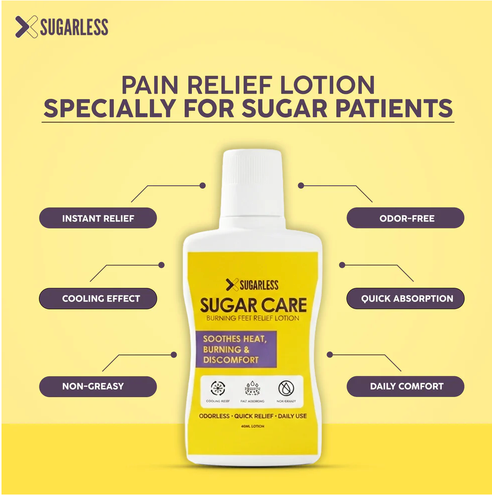 Sugar Care – Burning Feet Relief Lotion