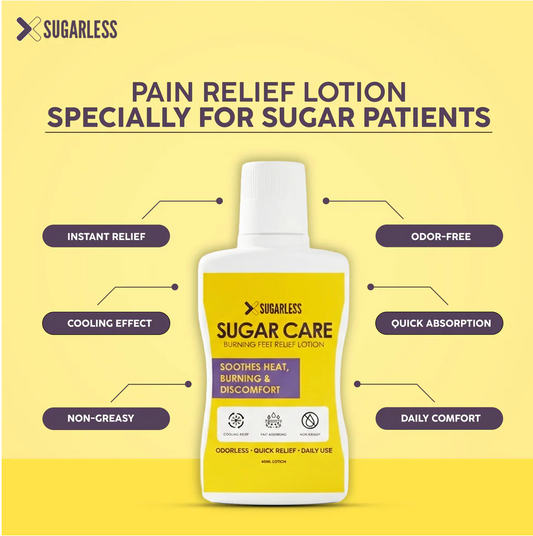 Sugar Care – Burning Feet Relief Lotion