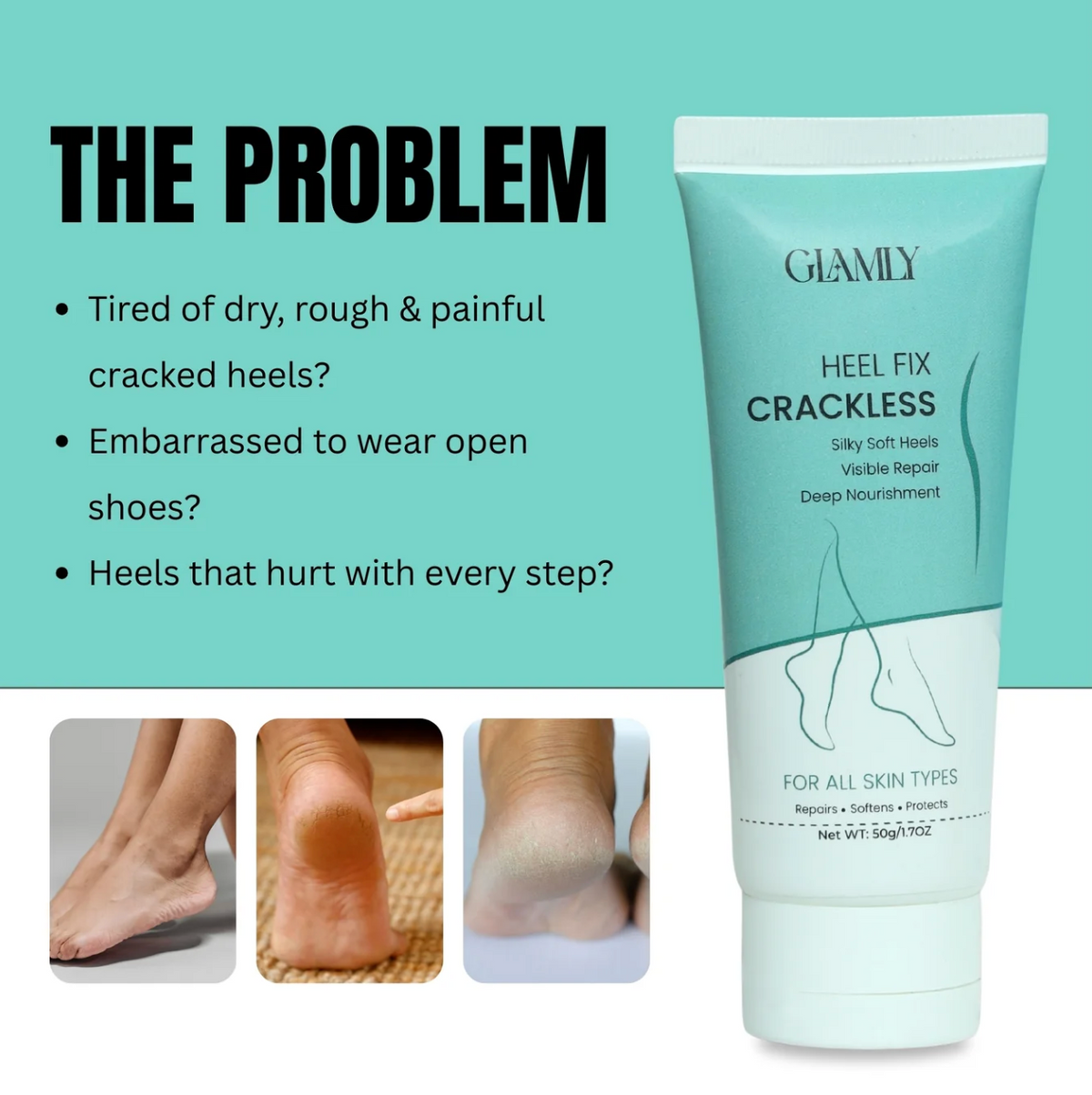 Heel Fix Cream For Cracked And Rough Feets