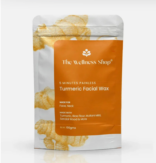 Turmeric Facial Wax - 5 Minutes Painless Herbal Wax Powder