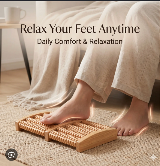 Wooden Foot Massager