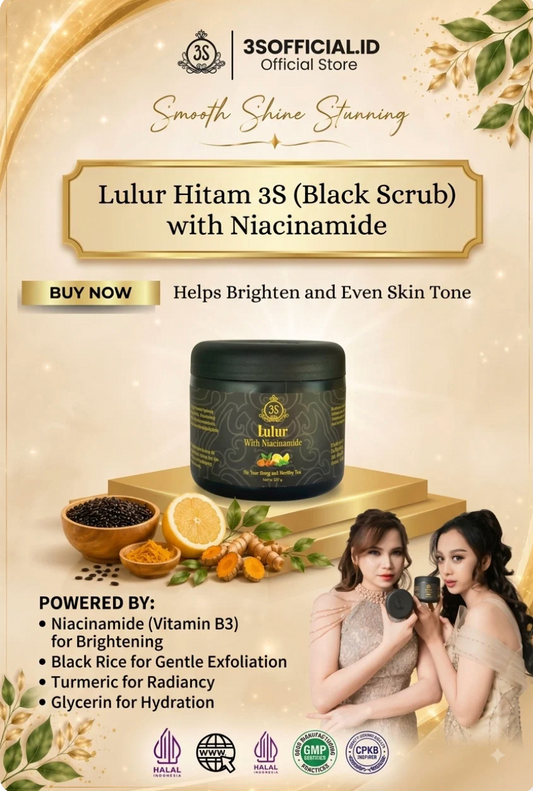 Lulur Hitam 3S (Black Scrub)